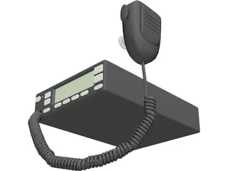 2 Way Radio 3D Model preview