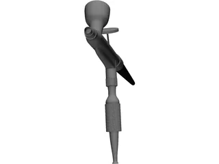 Airbrush Gun 3D Model preview