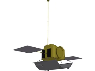 Mercury Messenger Probe 3D Model preview