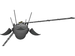 Luna 13 Moon Probe 3D Model preview