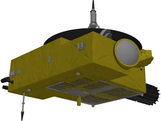 Ulysses ESA Sun Probe 3D Model preview
