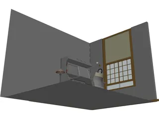Room Interior 3D Model preview