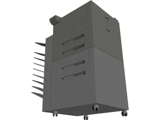 Xerox Copier Machine 3D Model preview