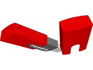 Transcend USB Memory Stick 3D Model preview