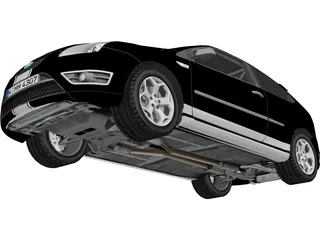 Ford Focus ST (2005) 3D Model preview