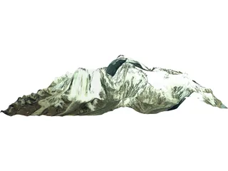 Mount Everest 3D Model preview