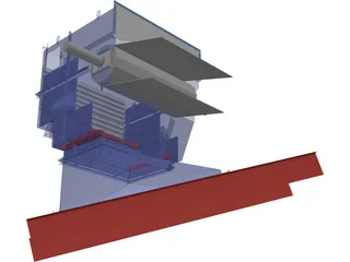 Chute de Descarga 3D Model preview