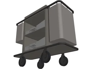 Maid Car 3D Model preview