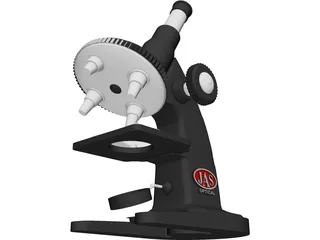 Microscope 3D Model preview