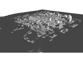 San Diego City 3D Model preview