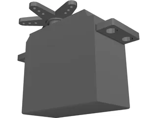 RC Servo Futaba 3003 3D Model preview
