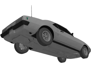 Pontiac Firebird 400 (1968) 3D Model preview