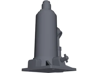 Hydraulic Jack 3D Model preview