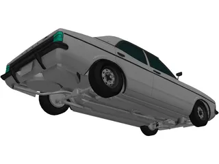Ford Cortina MK III 2000E (1976) 3D Model preview
