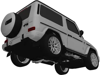 Mercedes-Benz G63 Coupe (2019) 3D Model preview