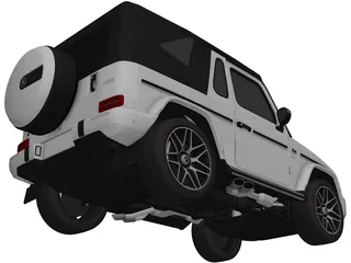 Mercedes-Benz G63 464 Cabrio (2019) 3D Model preview