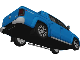 Volkswagen Amarok (2018) 3D Model preview
