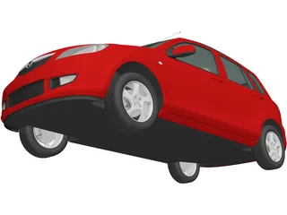 Mazda 2 (2003) 3D Model preview