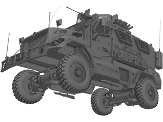 International MaxxPro 3D Model preview