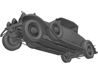 Cadillac V16 Roadster (1930) 3D Model preview