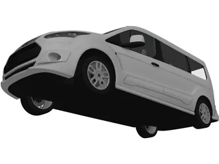 Ford Tourneo Connect (2014) 3D Model preview
