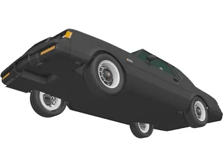 Buick Regal Grand National Coupe (1987) 3D Model preview