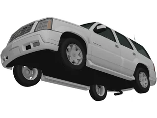 Cadillac Escalade (2002) 3D Model preview
