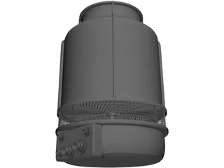 Cooling Tower 3D Model preview