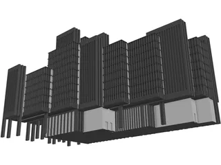One London Wall Place 3D Model preview