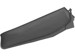 Canoe River 3D Model preview