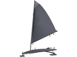 Iceboat DN-60 3D Model preview
