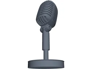 Shure 55 Microphone 3D Model preview