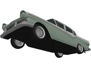 Ford Custom Fordor (1957) 3D Model preview