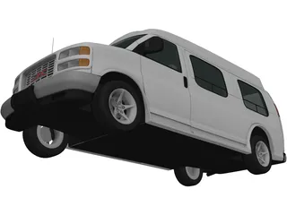 GMC Savana (1997) 3D Model preview