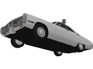 Plymouth Fury Police (1967) 3D Model preview