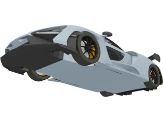 McLaren Senna (2019) 3D Model preview