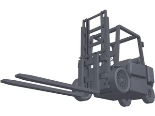 Forklift 3D Model preview