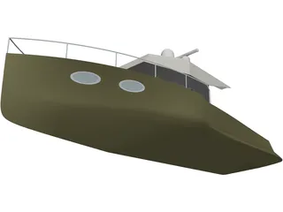 Baycruiser Yacht 3D Model preview