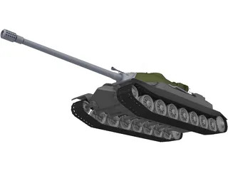 IS-7 3D Model preview