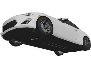 Toyota GT86 (2013) 3D Model preview
