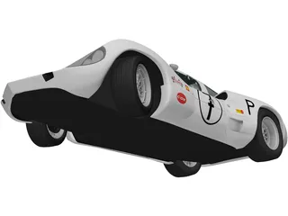 Chaparral 2D Race Car (1966) 3D Model preview
