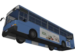 Daewoo Korea Bus 3D Model preview