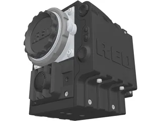 Red Epic Dragon 6K Camera 3D Model preview