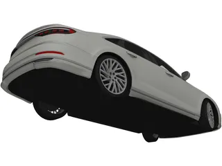 Audi A8 LWB (2018) 3D Model preview