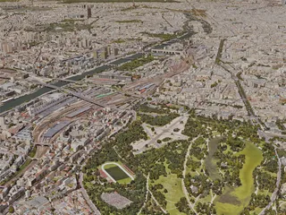 Paris City, France [24M] (2019) 3D Model preview