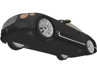 Bentley Continental GT (2019) 3D Model preview