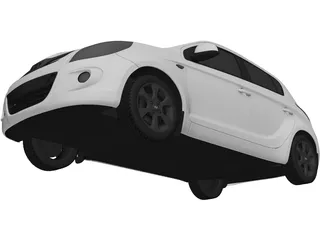 Hyundai i20 3D Model preview