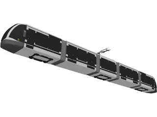 Tram 3D Model preview
