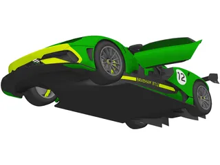 Brabham BT62 (2019) 3D Model preview