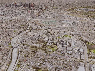 Los Angeles Downtown, California, USA (2019) 3D Model preview